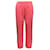Vintage rosa caliente Emilio Pucci 1950s lana pantalones de pierna recta tamaño US M  ref.1392522