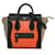 Céline Orange Celine Nano Tricolor Luggage Tote Satchel Leather  ref.1392554