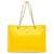 Yellow Prada Tessuto Chain Tote Cloth  ref.1392560