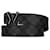Black Louis Vuitton Damier Graphite Initiales Belt Cloth  ref.1392566