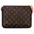 Bolsa de ombro com alça curta Louis Vuitton Monogram Musette Tango marrom Couro  ref.1392574