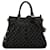 Bolso satchel Neo Cabby GM de mezclilla con monograma de Louis Vuitton negro Cuero  ref.1392593