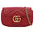 Bolso bandolera Gucci Super Mini GG Marmont Matelasse rojo Roja Cuero  ref.1392598