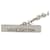 Silberne Halskette mit quadratischem Louis Vuitton-V-Logo-Anhänger Geld  ref.1392599
