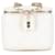 White Chanel Mini Caviar Vanity Case with Chain Crossbody Bag Leather  ref.1392600