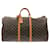 Bolsa de viaje marrón Louis Vuitton Monogram Keepall Bandouliere 60 Castaño Cuero  ref.1392618