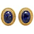 Brincos de clipe azul Dior Lapis Lazuli Ouro amarelo  ref.1392620