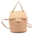 Mochila Urban Spirit de piel de becerro Chanel Chevron marrón Beige Cuero  ref.1392641