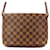 Brown Louis Vuitton Damier Ebene Musette Tango Long Strap Crossbody Bag Leather  ref.1392650