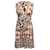 Autre Marque vintage Marron &Multicolore Emilio Pucci pour Formfit Rogers Imprimé Slip Dress Taille US S Synthétique  ref.1392669