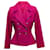 Giacca vintage in lana con petto foderato Yves Saint Laurent color magenta, taglia FR 36  ref.1392670