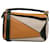 Bolso satchel Puzzle tricolor mediano LOEWE tostado Camello Cuero  ref.1392694