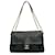 Grand sac à bandoulière Chic Quilt Flap en cuir de veau vieilli noir Chanel  ref.1392741