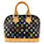 Black Louis Vuitton Monogram Multicolore Alma PM Handbag Leather  ref.1392757