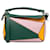 Borsa a tracolla puzzle tricolore media LOEWE verde Pelle  ref.1392809