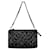 Black Chanel Patent Lucky Symbols Pochette Shoulder Bag Leather  ref.1392822
