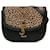 Black Saint Laurent Medium Leather and Pony Hair Leopard Print Kaia Crossbody Pony-style calfskin  ref.1392825