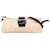 Cream Fendi Zucca Canvas Shoulder Bag Leather  ref.1392831