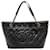 Timeless Chanel de compras Negro Cuero  ref.1392868