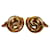 Timeless Chanel Logo CC Dourado Banhado a ouro  ref.1393034