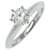 Tiffany & Co Solitaire Silvery Platinum  ref.1393039