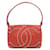 Chanel Coco Mark Red Leather  ref.1393180