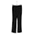 Prada Pantaloni dritti in seta Nero  ref.1393332