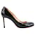 Christian Louboutin tacones de charol Negro  ref.1393349