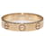 Cartier Love 18K Rose Gold Band Ring Size 53 Golden Metal  ref.1393395