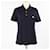 Burberry Navy Blue/Gold Logo Detail Polo Shirt Cotton  ref.1393397