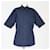 Balenciaga Chemise à manches courtes bleu marine Coton  ref.1393402