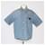 Camisa vaquera de manga corta azul claro de Prada Algodón  ref.1393449
