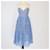 Self portrait Self-Portrait Blue Azalea Lace Midi Dress Polyester  ref.1393451