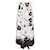 Falda midi con estampado floral pop bies blanco/negro de Zimmermann Lino  ref.1393452