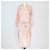 Christian Dior – Pfirsichfarbener Bademantel mit Taschendetail und Aufdruck Seide  ref.1393456