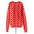 Balenciaga Sweat-shirt monogramme à logo rouge Coton  ref.1393460