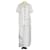 Conjunto de camisa e calça de manga curta branca Chez Moi Christian Dior Branco Seda  ref.1393466