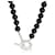 Tiffany & Co. Onyx Fashion Necklace in  Sterling Silver  ref.1393487