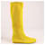 Giuseppe Zanotti Suede Yellow Flat Boots in Size 37 EU  ref.1393509