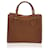 Gucci Vintage Tan Brown Leather Bamboo Princess Diana Tote Bag  ref.1393536