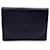 Yves Saint Laurent Bolsa tipo clutch de couro preto vintage com logotipo YSL  ref.1393543