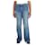 Nili Lotan Blue washed flared denim jeans - size UK 12 Cotton  ref.1393565