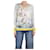 Etro Mehrfarbiger Pullover mit V-Ausschnitt und Vogelaufdruck – Größe UK 12 Mehrfarben Wolle  ref.1393566