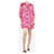 Autre Marque Mini-robe en soie rouge à imprimé floral - taille UK 10  ref.1393568