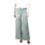 Missoni Light green sparkly ribbed trousers - size UK 10 Polyamide  ref.1393571
