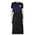 Christian Dior Blue short-sleeved cashmere-blend bejewelled top - size UK 10  ref.1393576