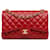 Chanel Red Jumbo Classic Lambskin Double Flap Leather  ref.1393598