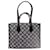Louis Vuitton Gray Monogram Denim Onthego MM Grey Dark grey Leather Pony-style calfskin Cloth  ref.1393620