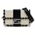 Minibaúl baguette de cuero con tachuelas en blanco de Fendi Becerro  ref.1393625