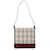 Burberry Brown House Check Shoulder Bag Beige Cloth Cloth  ref.1393641